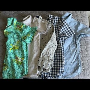 5 boys causal dress shirts